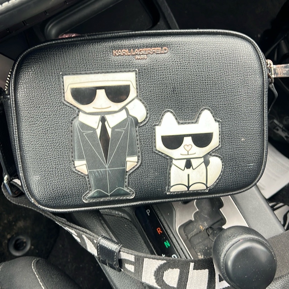 Karl Lagerfeld Black Crossbody Bag